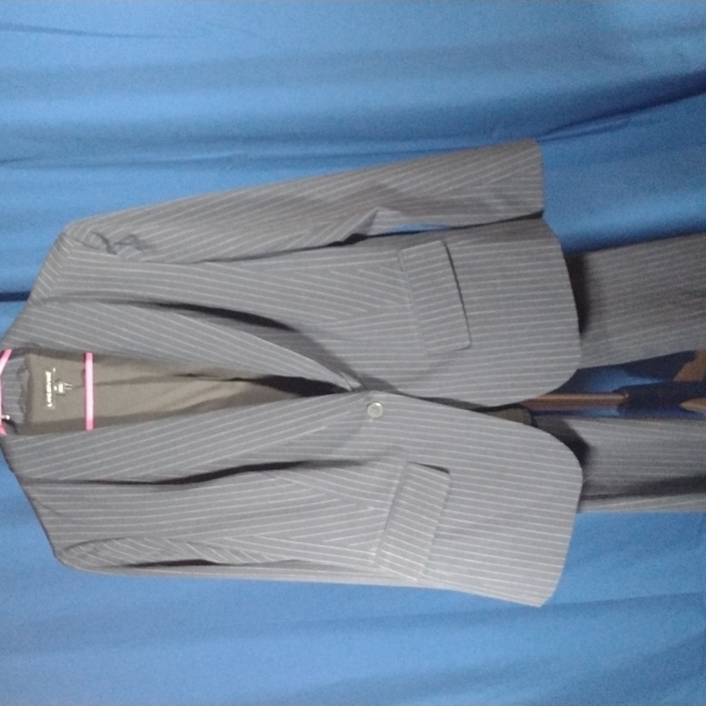 Lane Bryant navy blue pinstripe suit (Lowest Price - Firm)
